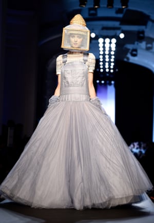Here come the brides! Jean Paul Gaultier's wedding-themed couture show ...