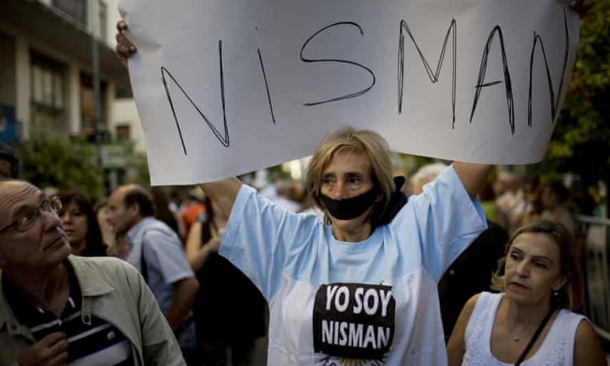 nisman protesters
