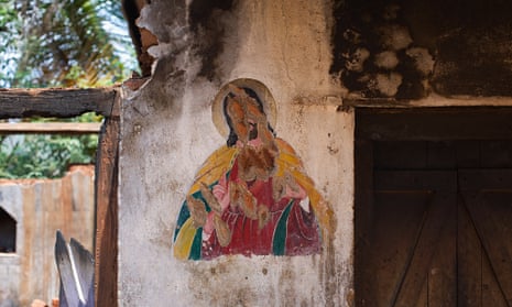 Jesus Christ mural in India