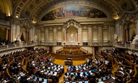 The Portuguese parliament in Lisbon