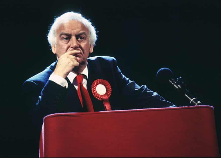 John Thaw as Labour leader George Jones in the 1995 BBC adaptation of The Absence of War.