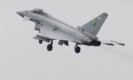 British Typhoon fighter jets were scrambled to intercept the two Russian planes