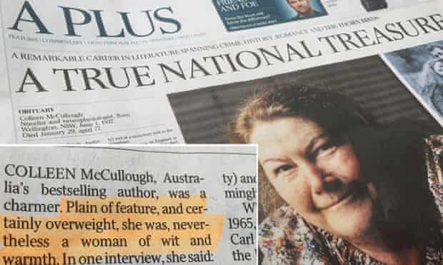 Australian obituary for Colleen McCullough