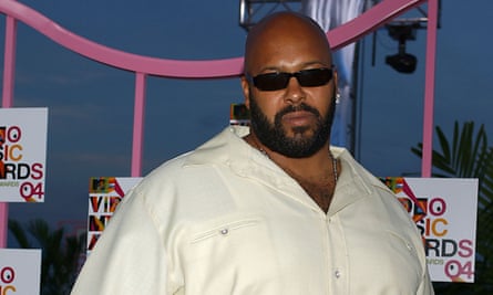 Suge Knight before he was shot in the leg.