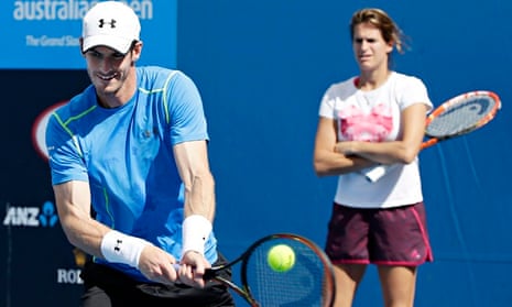 Andy Murray Amelia Mauresmo Australian Open