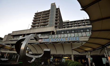 The Royal Free hospital, where an unnamed British military healthcare worker has been taken for Ebol