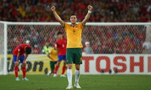 Tomi Juric celebrates the final whistle after extra time.