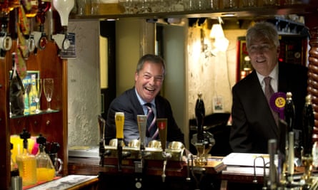 Farage pint in Heywood