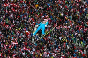 Innsbruck, Austria Stefan Kraft of Austria competes at the Four Hills Tournament Ski Jumping event