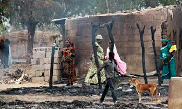 Baga town was the scene of fighting between troops and Boko Haram in early 2013