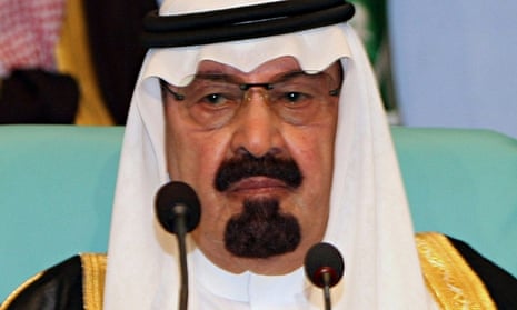 Saudi Arabia's king Abdullah Abdul Aziz