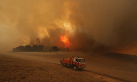 Bushfires in Wagga Wagga, New South Wales