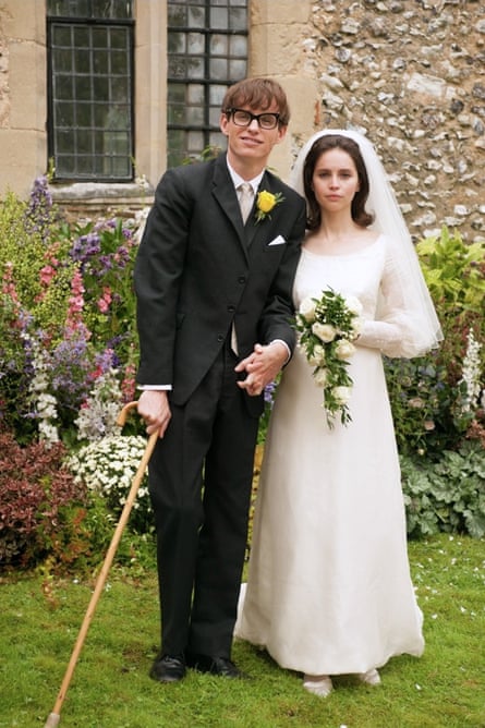 Eddie Redmayne and Felicity Jones play the couple in A Theory of Everything.