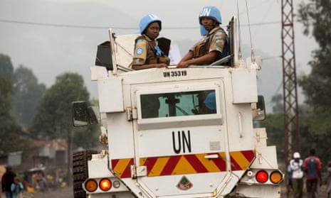 UN soldiers from South African contingent in DRC