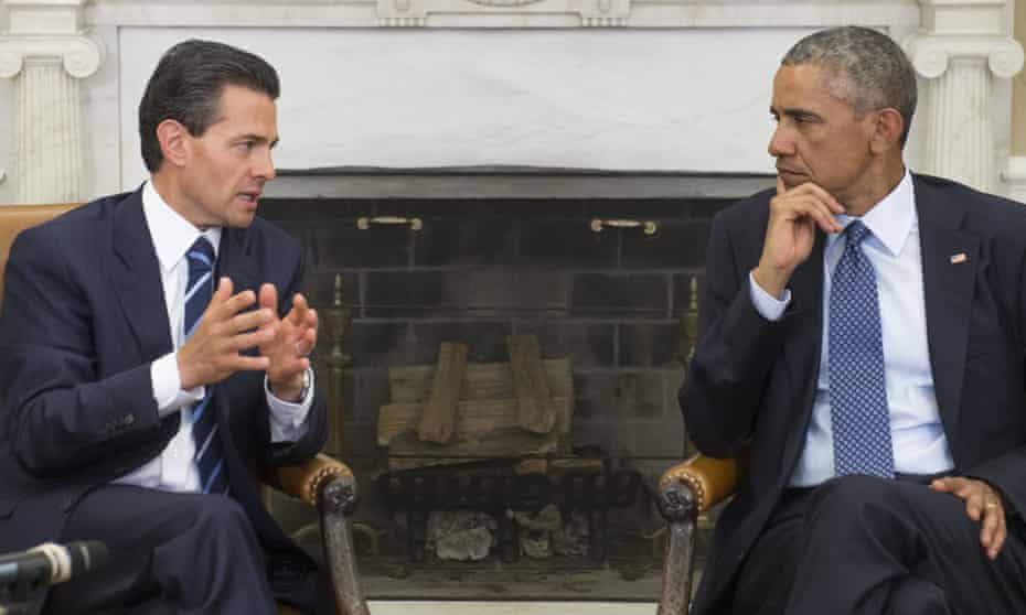 Obama meets Enrique Peña Nieto