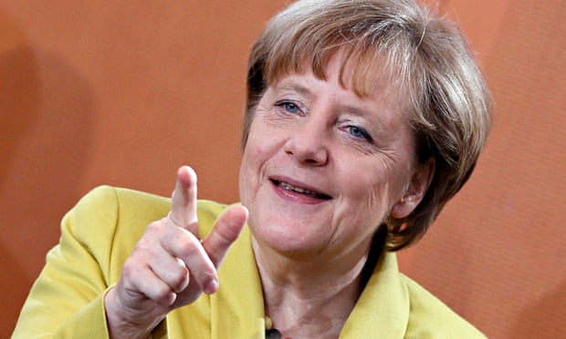 German chancellow Angela Merkel arrives for cabinet meeting in Berlin