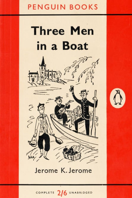 Dorrit Dekk designed the cover for Three Men in a Boat by Jerome K Jerome.