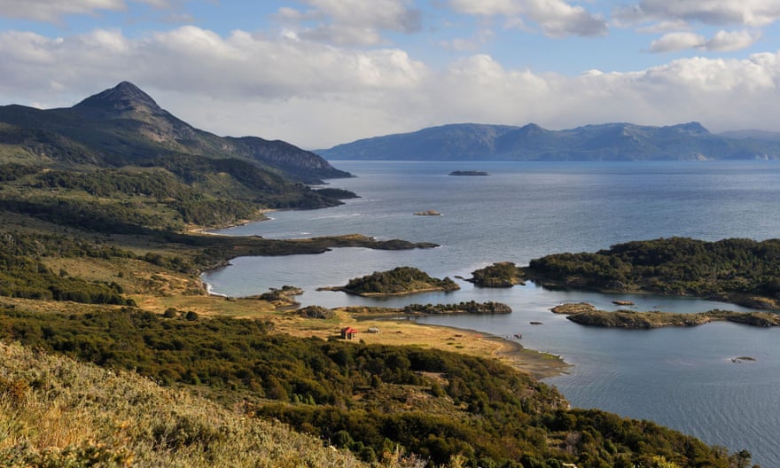 Wulaia Bay on Navarino island in Tierra del Fuego.