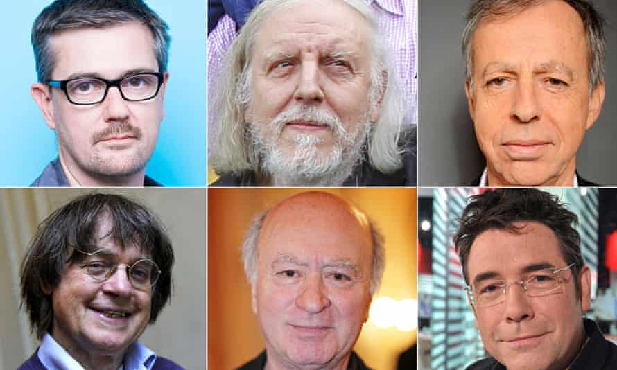 Some of the victims of the Charlie Hebdo attack: (clockwise from top left), Charb, Honoré, Bernard Maris, Tignous, Georges Wolinski and Cabu.