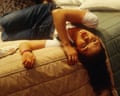 Kate Ashfield in Sarah Kane's Blasted at the Royal Court in 1995.