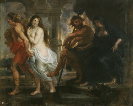 Rubens’ Orpheus and Eurydice (1636-38).