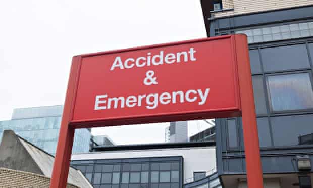 A&E waiting times in England hit worst level in 10 years