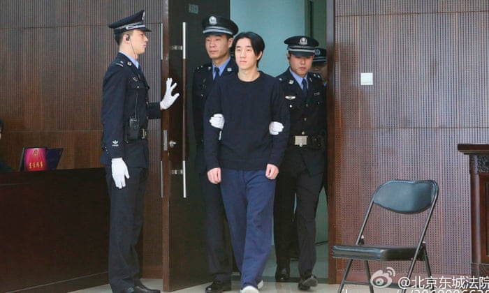 Jackie Chan's son Jaycee jailed for six months in China on drugs charge | China | The Guardian