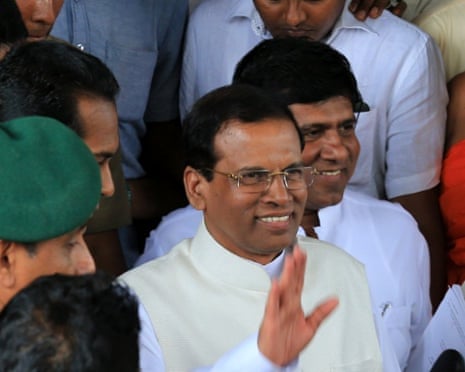 Sri Lanka’s newly elected president Maithripala Sirisena