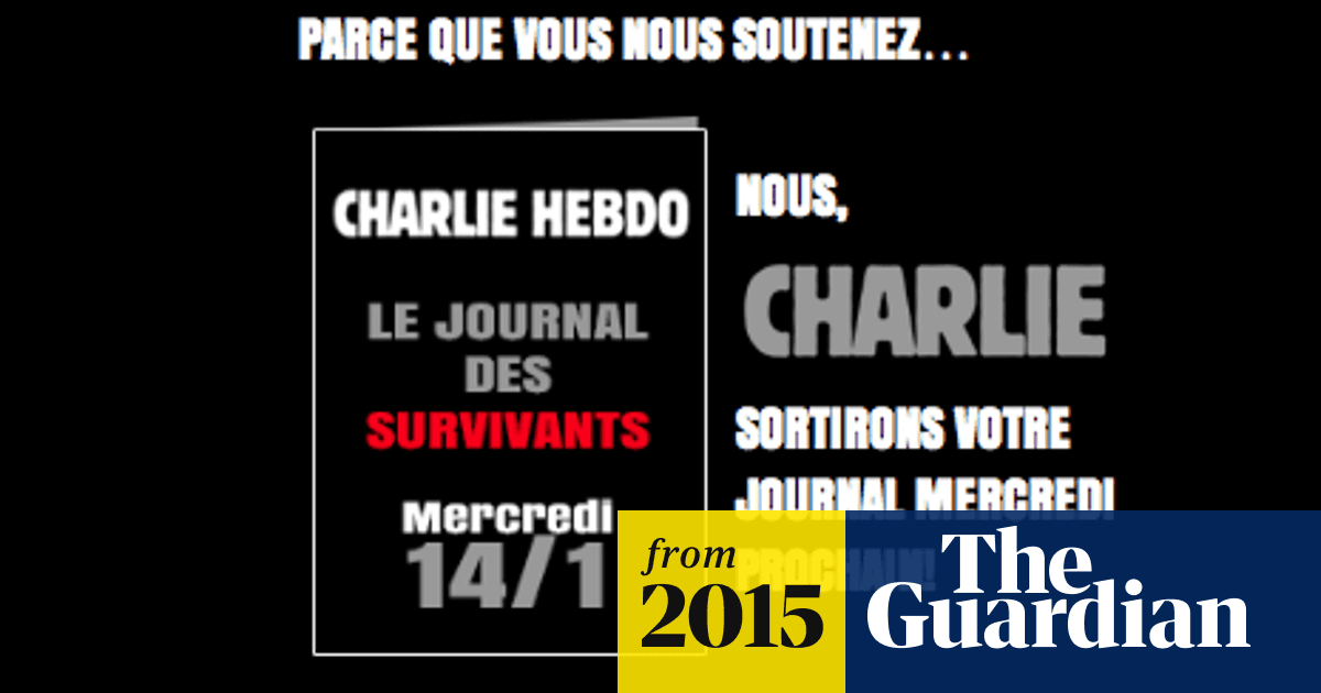 Charlie Hebdo To Publish Le Journal Des Survivants On 14 January Magazines The Guardian