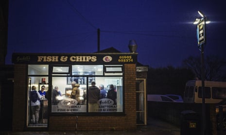 Gaskell's Fish and Chip shop in Wigan.