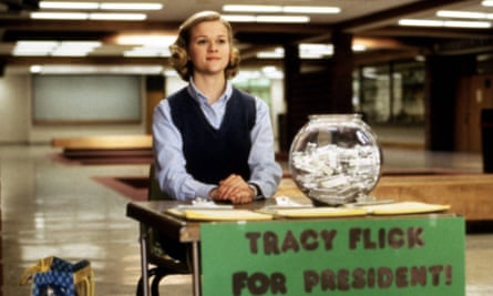 Reese Witherspoon as Tracy Flick in the 1999 film Election