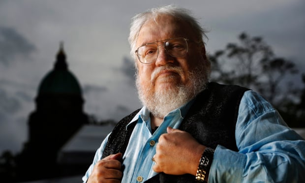 George RR Martin. Photograph: Murdo MacLeod for the Guardian