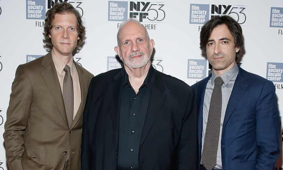 Directors and writers, Jake Paltrow, Brian De Palma and Noah Baumbach  attend "De Palma"  during the 53rd New York Film Festival at Alice Tully Hall, Lincoln Center on September 30, 2015 in New York City. 