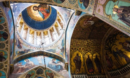 Frescos in Tbilisi's Sioni Cathedral.