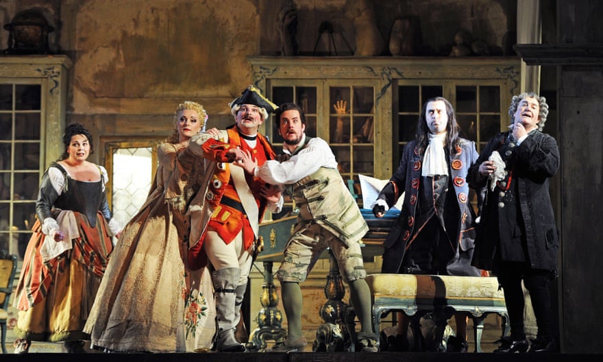 Andrew Shore (Doctor Bartolo) in The Barber Of Seville by English National Opera