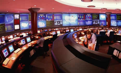 A power station control room