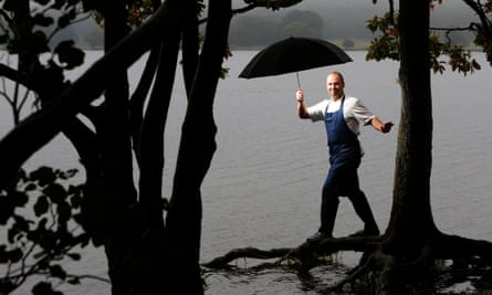 <strong>North:</strong> L’Enclume’s Simon Rogan by Coniston water in the Lake District, Cumbria.