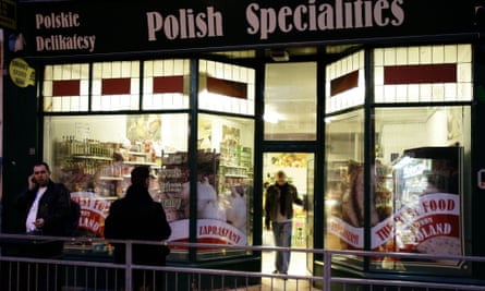 European immigrants in Britain are predominantly Polish.