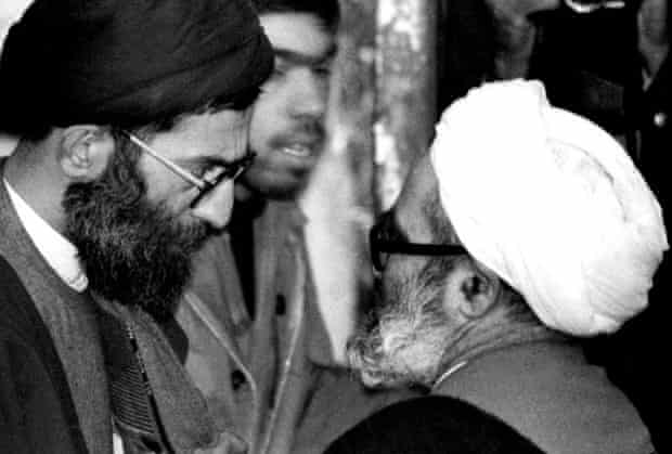 Ayatollahs Khamenei and Montazeri