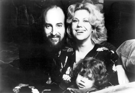Erica Jong with her third husband, Jonathan Fast, and daughter Molly.