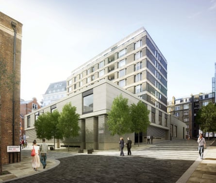 A CGI of the new Gagosian Gallery in Mayfair.
