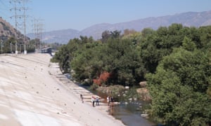 The concrete never took hold on the soft-bottomed riverbed of the Glendale Narrows, so nature has since taken its course.