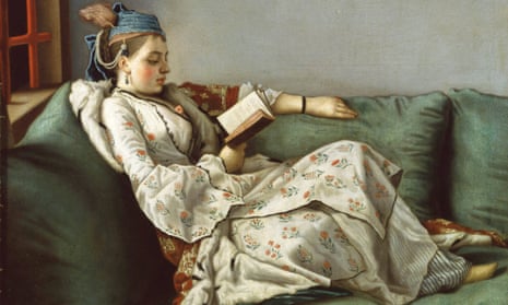 Jean-Etienne Liotard's Woman on a Sofa Reading