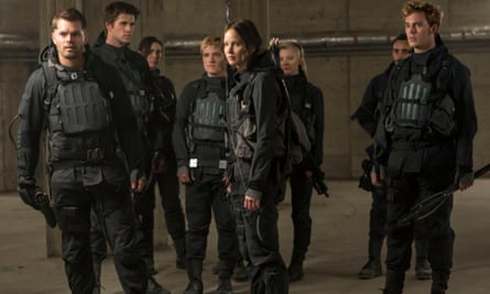 A scene from The Hunger Games: Mockingjay, Part 2.