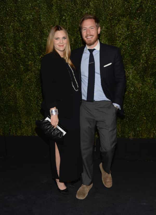 Drew Barrymore con suo marito, Will Kopelman