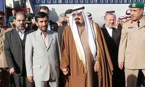 President Mahmoud Ahmadinejad and King Abdullah bin Abdulaziz in 2012