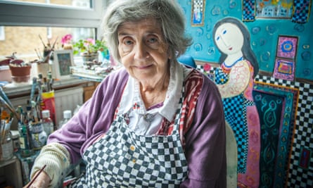Dora Holzhandler at work in 2010.