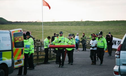 Protesters arrested at Shotton mine