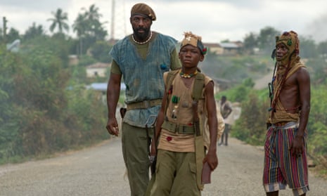A scene from the Netflix film Beasts of No Nation