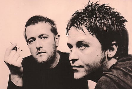 Photograph of Guy Garvey and Mark Potter